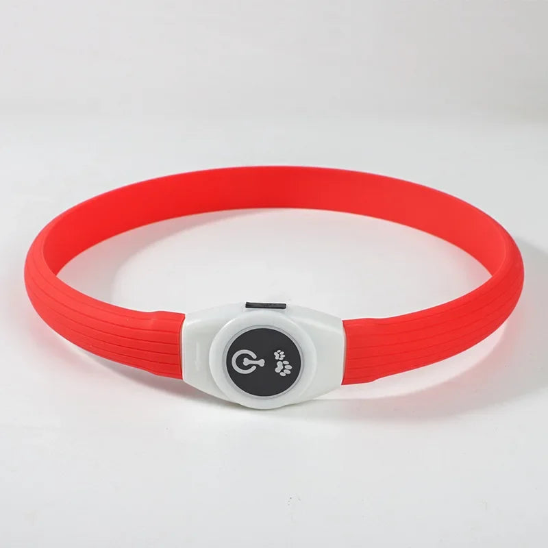 PawTrail Led Luminous Dog Collar PVC Waterproof