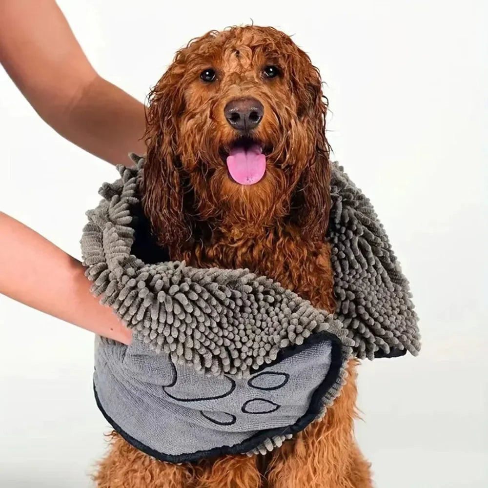 PawTrail Super Absorbent Pet Bath Towel