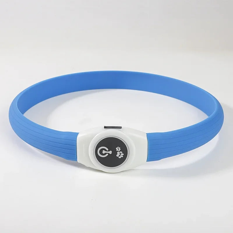 PawTrail Led Luminous Dog Collar PVC Waterproof