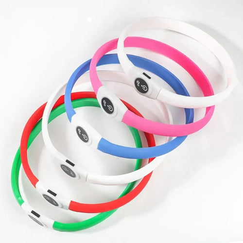 PawTrail Led Luminous Dog Collar PVC Waterproof