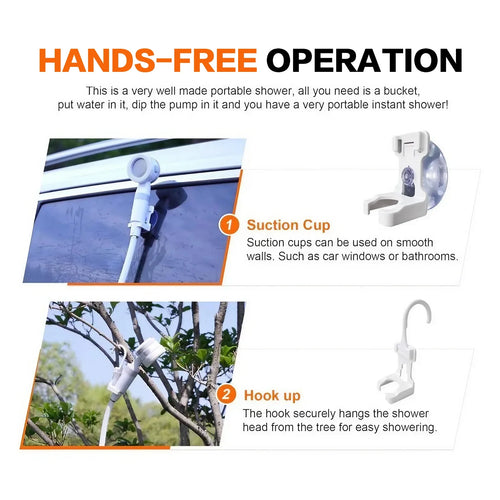 PawTrail Outdoor Shower for Camping, Pets & Beach Trips