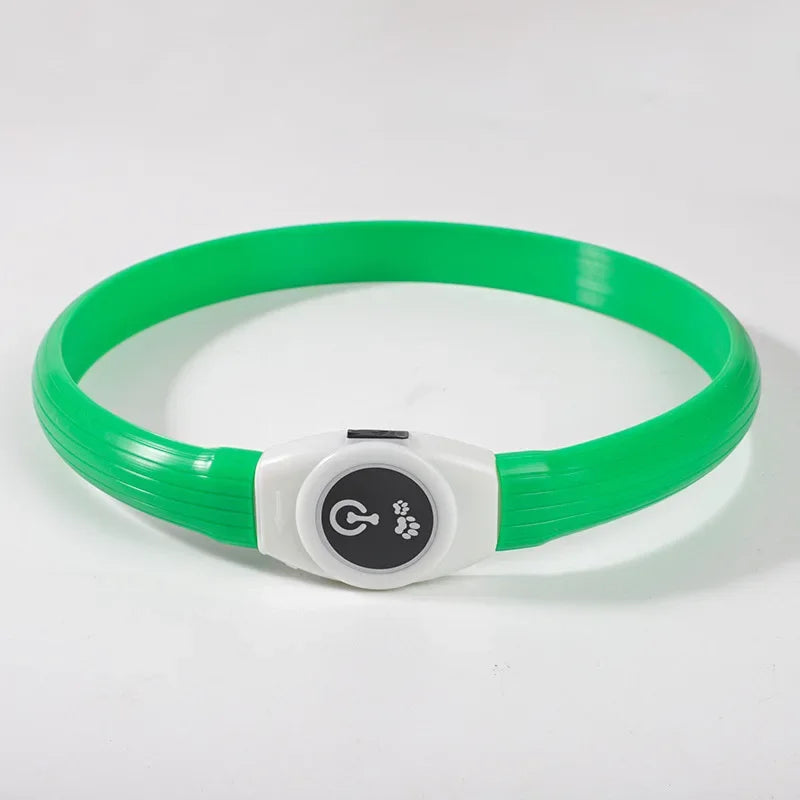 PawTrail Led Luminous Dog Collar PVC Waterproof
