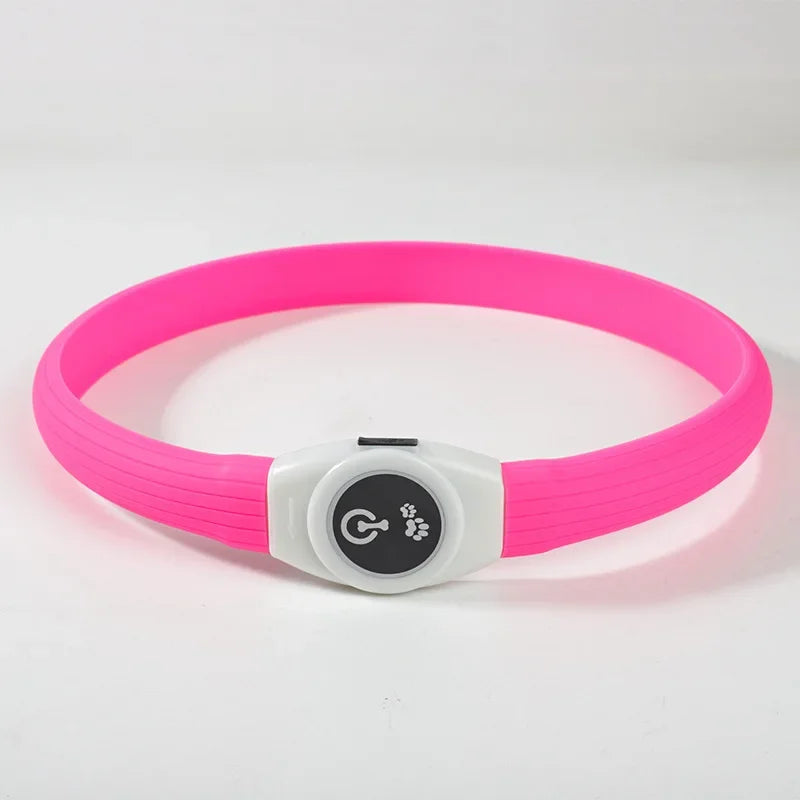 PawTrail Led Luminous Dog Collar PVC Waterproof
